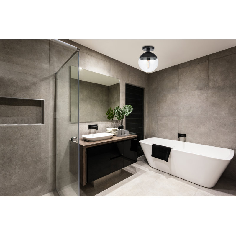 Mercury Row® Yearby Glass Semi Flush Mount & Reviews Wayfair